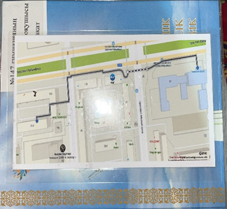 1-11 сыныптар арасында «Үй-мектеп-үй» жол картасын түсіріп, жолда жүру ережелері туралы айтылды.