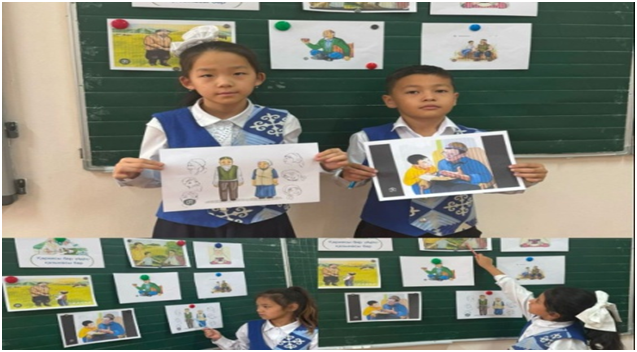 «Қарттарым» асыл қазынам атты ашық сынып сағаттарын өткізлді