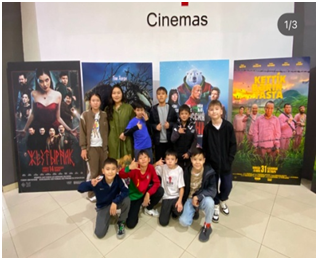 "Алматы тарихы" мұражайына, музейге кинога, т.б  демалыс орындарына саяхат