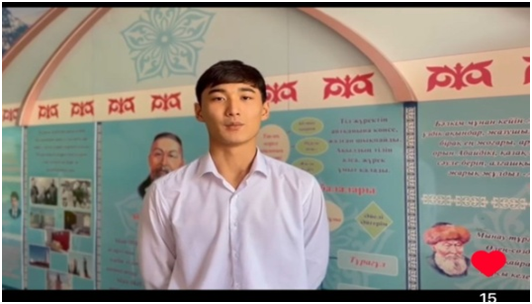 “Мемлекеттік тіл- менің тілім” оқушылар арасында қазақ ақындарының өлеңдерін жатқа оқу