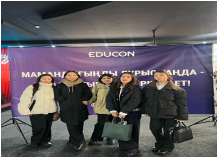 9,11 сынып оқушыларына “Мамандығыңды дұрыс таңда” тақырыбында жәрмеңке өтті.