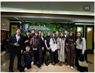 Оқушылар Ғ.Мүсірепов атындағы театрға барып “Тойы көп үй”атты қойылымды тамашалап қайтты